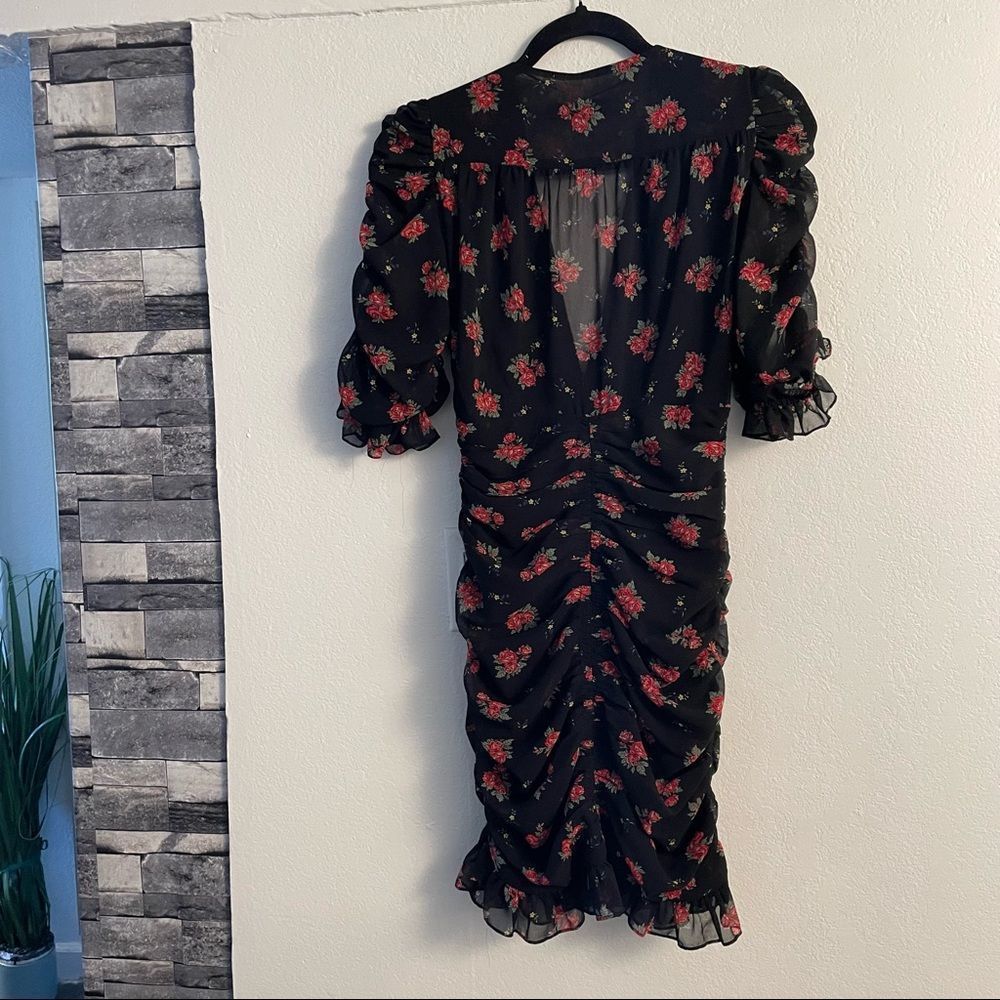 Zara PRINTED ROSES DRESS - Picture 16 of 16